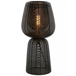 Light & Living Tafellamp Aboso - Zwart - Ø24cm
