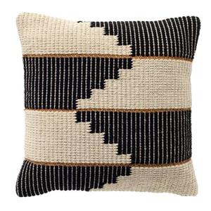 Dutch Decor VINCE - Kussenhoes 45x45 cm - Raven - zwart