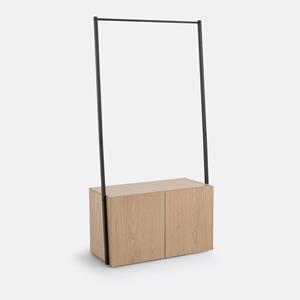 LA REDOUTE INTERIEURS Kleerhanger met kist met 2 deuren, Amez