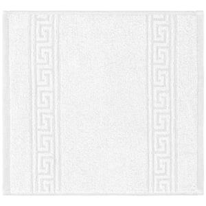 PULSIVA Waslap Athen; 30x30 cm (BxL); wit; 5 stuk / verpakking