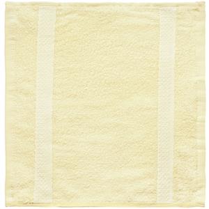 PULSIVA Waslap Mars; 30x30 cm (BxL); geel; 5 stuk / verpakking
