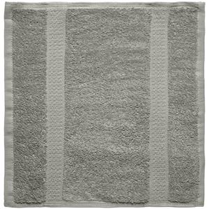 PULSIVA Waslap Mars; 30x30 cm (BxL); grijs; 5 stuk / verpakking