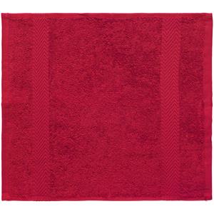 ERWIN M. Waslap Bermuda; 30x30 cm (BxL); burgundy; 5 stuk / verpakking