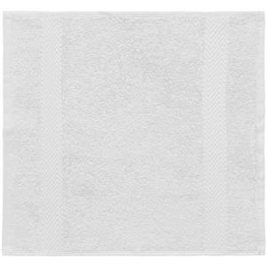 ERWIN M. Waslap Bermuda; 30x30 cm (BxL); wit; 5 stuk / verpakking