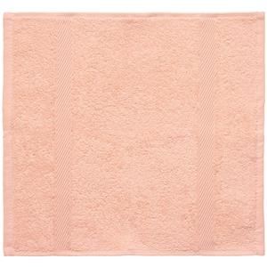 ERWIN M. Waslap Valencia Uni; 30x30 cm (BxL); abrikoos; 5 stuk / verpakking