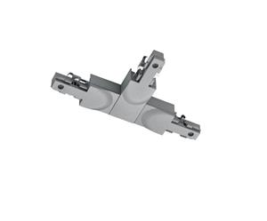 Trio Lighting T-verbinder DUOline aardedraad buiten links titaan