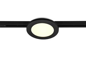 Trio Lighting Camillus LED track voor DUOline, zwart, Ø 17 cm