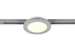 Trio Lighting Camillus LED track voor DUOline, titanium, Ø 17 cm