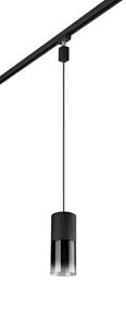 Trio Lighting Robin hanglamp voor DUOline, zwart/rookgrijs