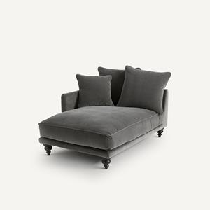 AM.PM Longchair van fluweel, Lazare