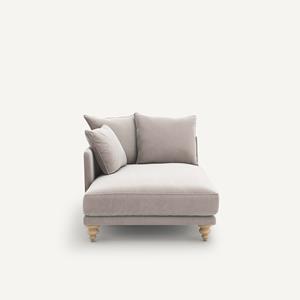 AM.PM Longchair in fluweel, Lazare