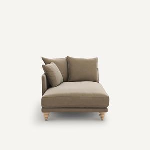 AM.PM Longchair in fluweel, Lazare