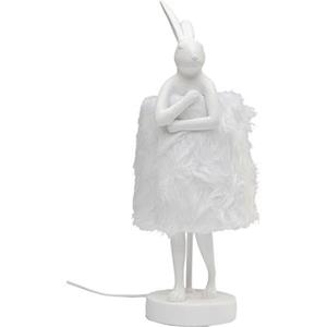 Kare Design Animal Fluff Tafellamp konjin 50cm wit