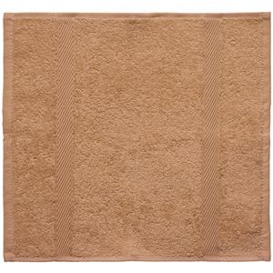 ERWIN M. Waslap Valencia Uni; 30x30 cm (BxL); tabak; 5 stuk / verpakking