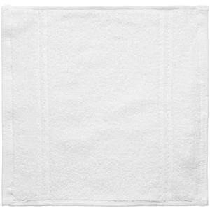 ERWIN M. Waslap Classico met rand; 30x30 cm (BxL); wit; 5 stuk / verpakking