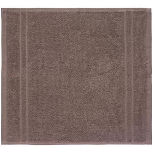 ERWIN M. Waslap Dina; 30x30 cm (BxL); taupe; 10 stuk / verpakking