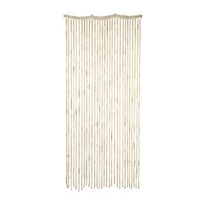 Xenos Vliegengordijn - bamboe look - 90x200 cm