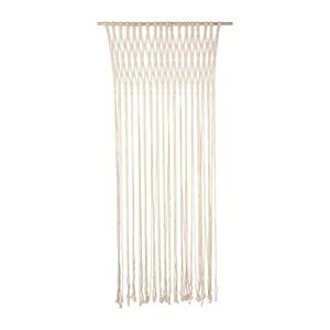Xenos Deurgordijn macrame - beige - 90x200 cm