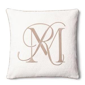 Rivièra Maison  Elegante Kussenhoes in Wit Polyester van 60x60 cm