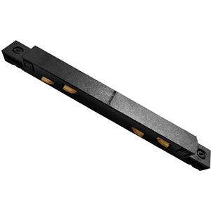 BES LED Rechte Connector - Doorverbinder - Brinton Magni - 48V Magnetische Track Rails - Zwart