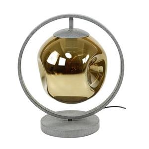 Fraaai  Gilian tafellamp 1L oud zilver