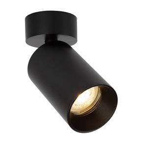 KS Verlichting Mila 1 Rond Opbouwspot Zwart