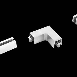 FISCHER & HONSEL Hoekstuk voor 230V-track4 m6 rail