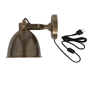 Nostaluce Muurspot Maxim Cover XL Antiek Messing