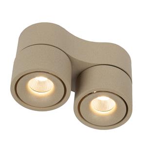 KS Verlichting Ole 2 Opbouwspot Champagne
