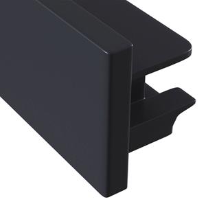 Maytoni Eindkap Track, 1-fase-rail, zwart