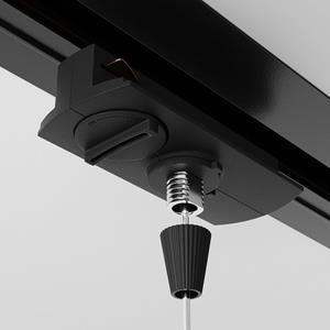 Maytoni Unity connector hanger 1-fase railsysteem zwart