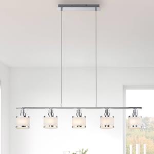 JUST LIGHT. GmbH H&auml;ngeleuchte Accor, f&uuml;nfflammig