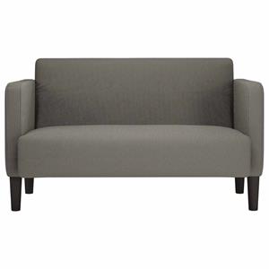 vidaXL Loveseat bank 109 cm corduroy stof lichtgrijs