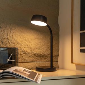 LINDBY Tijan LED tafellamp, zwart, flexibele arm
