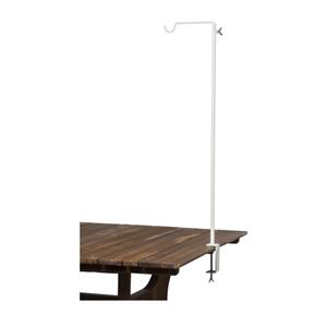 Xenos Tafelklem met haakje - wit - 90x20 cm