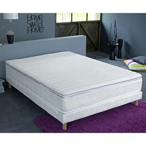 LA REDOUTE INTERIEURS Matras topper, anti-huisstofmijt visco-elastisch schuim/latex