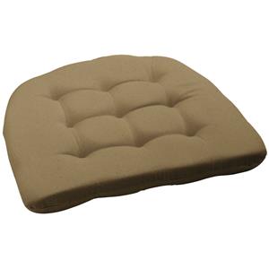ERWIN M. Stoelkussen Colour; 40x37.5x4 cm (BxLxH); beige; conisch