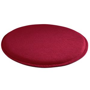 ERWIN M. Zitkussen Lia rond; 40x3 cm (ØxH); rood; rond