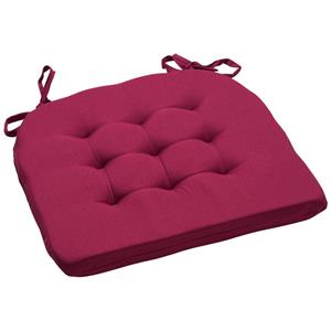 PULSIVA Zitkussen Georgia; 35x40x4 cm (BxLxH); burgundy; ruit; 4 stuk / verpakking