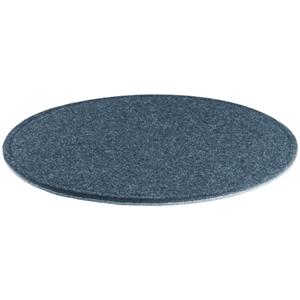 Vega Vilten kussen Feltro rond; 33x1 cm (ØxH); antraciet/lichtgrijs; rond; 4 stuk / verpakking