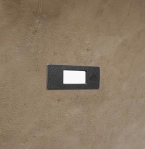 Fumagalli Inbouwlamp Nina IP55 zwart/opaal 15 cm R7s CCT kunsthars