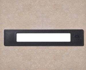 Fumagalli Inbouwlamp Nina IP55 zwart/opaal 26 cm R7s CCT kunsthars