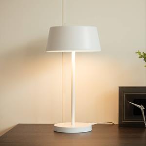 LINDBY Milica LED tafellamp, wit, dimbaar