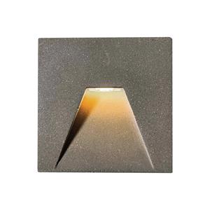 Viokef LED inbouw wandlamp Space, grijs, 10x10 cm