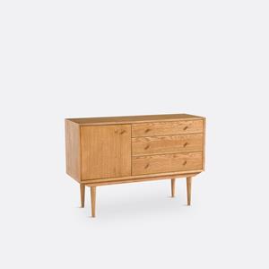 LA REDOUTE INTERIEURS Vintage buffetkast met 1 deur en 3 lades Quilda