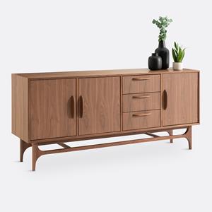 LA REDOUTE INTERIEURS Buffetkast in fineer notenhout, Larsen