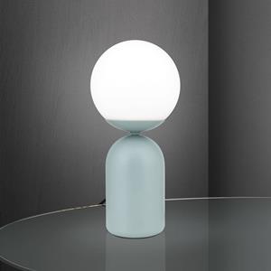 Orion Stanley tafellamp, lichtgroen, hoogte 32 cm, keramiek/glas