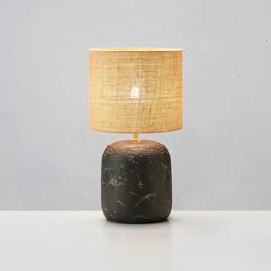 Markslöjd Tafellamp Montagna, beton, jute, hoogte 32 cm