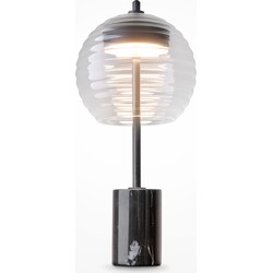 Maytoni  Tafellamp Mystic - Zwart - Ø20
