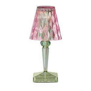Kartell Battery Oplaadbare Tafellamp - Pastel Pink / Mint Green